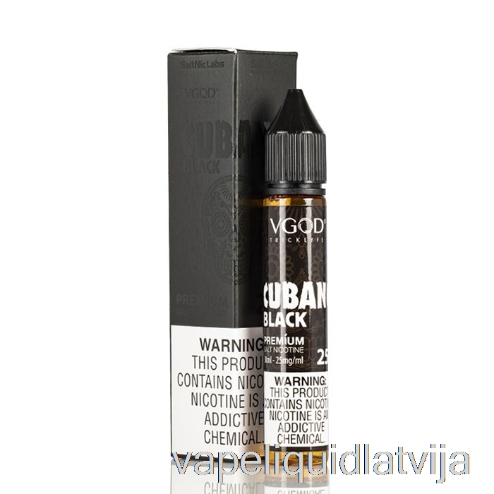 Cubano Black - Vgod Saltnic - 30ml 25mg Vape šķidrums